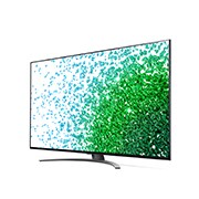 LG 50'' (127 cm) 4K HDR Smart Nano Cell TV, prikaz bočne strane pod kutom od 30 stupnjeva s nadograđenom slikom, 50NANO813PA, thumbnail 3
