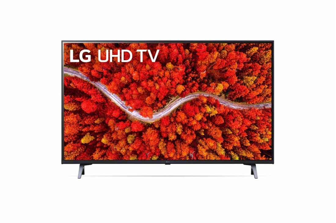 LG 43'' (108 cm) 4K HDR Smart UHD TV, Prikaz prednje strane televizora LG UHD, 43UP80003LR