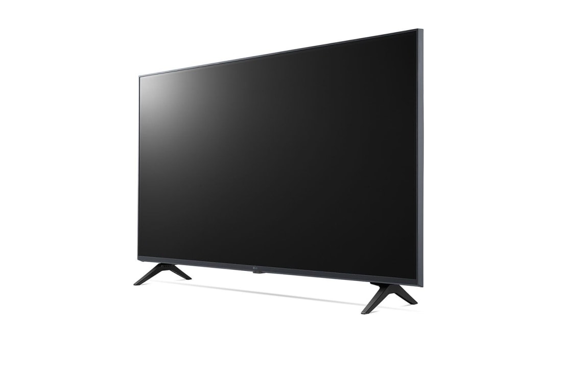 LG 43'' (108 cm) 4K HDR Smart UHD TV, prikaz bočne strane pod kutom od 30 stupnjeva s nadograđenom slikom, 43UP76703LB, thumbnail 3