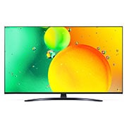 LG 55'' (139 cm) 4K HDR Smart Nano Cell TV, prednji prikaz s nadograđenom slikom, 55NANO763QA, thumbnail 2