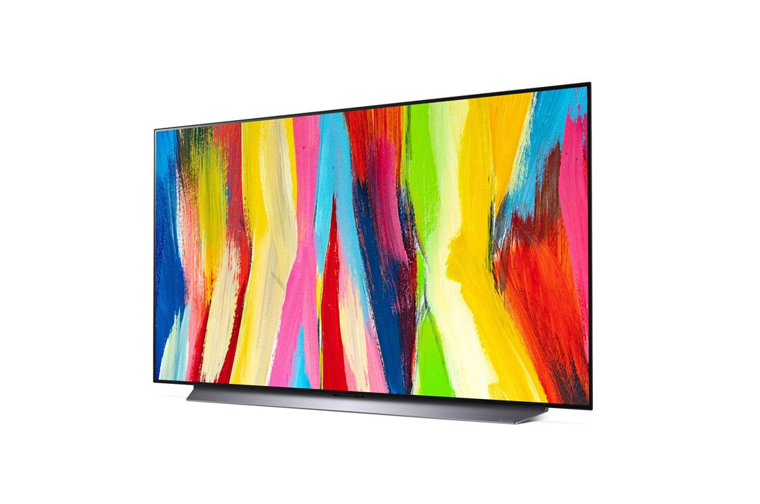 LG OLED evo 48'' (122 cm) 4K HDR Smart TV, Prikaz bočne strane pod blagim kutom , OLED48C21LA, thumbnail 2