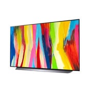 LG OLED evo 48'' (122 cm) 4K HDR Smart TV, Prikaz bočne strane pod blagim kutom , OLED48C21LA, thumbnail 2