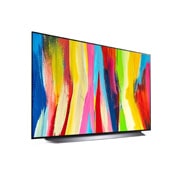 LG OLED evo 48'' (122 cm) 4K HDR Smart TV, Prikaz bočne strane pod blagim kutom, OLED48C21LA, thumbnail 5
