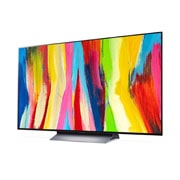 LG OLED evo 77'' (196 cm) 4K HDR Smart TV, Prikaz bočne strane pod blagim kutom , OLED77C21LA, thumbnail 2