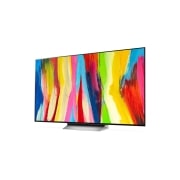 LG OLED evo 65'' (164 cm) 4K HDR Smart TV, Prikaz bočne strane pod blagim kutom , OLED65C22LB, thumbnail 2
