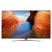 LG QNED 86'' QNED99 MiniLED 8K TV, prednji prikaz s nadograđenom slikom, 86QNED993QB, thumbnail 2