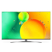 LG NanoCell 55'' NANO78 4K TV, prednji prikaz s nadograđenom slikom, 55NANO783QA, thumbnail 2