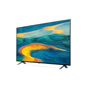 LG QNED 50'' QNED7S 4K TV, prikaz bočne strane pod kutom od 30 stupnjeva s nadograđenom slikom, 50QNED7S3QA, thumbnail 3