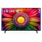 LG UHD UR80 4K pametni televizor od 43 inča, 2023, Prikaz prednje strane televizora LG UHD, 43UR80003LJ, thumbnail 1
