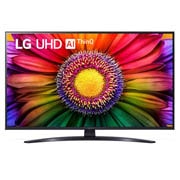 LG UHD UR81 4K pametni televizor od 43 inča, 2023, Prikaz prednje strane televizora LG UHD, 43UR81003LJ, thumbnail 1