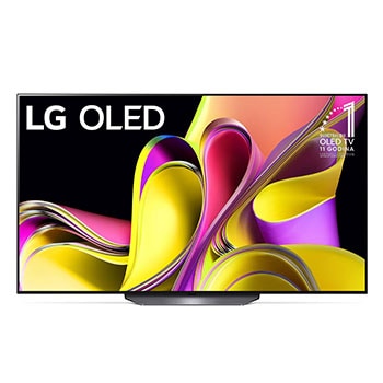 Prikaz prednje strane s televizorom LG OLED i znakom 11 godina svjetski br. 1 OLED1