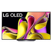 LG Pametni televizor LG OLED B3 od 55 inča u 4K tehnologiji 2023., Prikaz prednje strane s televizorom LG OLED i znakom 11 godina svjetski br. 1 OLED, OLED55B33LA, thumbnail 1