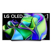 LG Pametni televizor LG OLED evo C3 od 83 inča u 4K tehnologiji 2023., Prikaz prednje strane s televizorom LG OLED evo i znakom 11 godina svjetski br. 1 OLED na zaslonu., OLED83C31LA, thumbnail 1