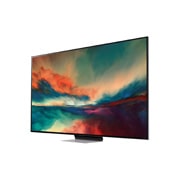LG Pametni televizor LG QNED Mini LED 86 od 65 inča u 4K tehnologiji 2023, prikaz bočne strane pod kutom od 30 stupnjeva s nadograđenom slikom, 65QNED863RE, thumbnail 3