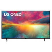 LG Pametni televizor LG QNED 75 od 50 inča u 4K tehnologiji 2023, Prikaz prednje strane televizora LG QNED s nadograđenom slikom i na njoj logotip proizvoda, 50QNED753RA, thumbnail 1