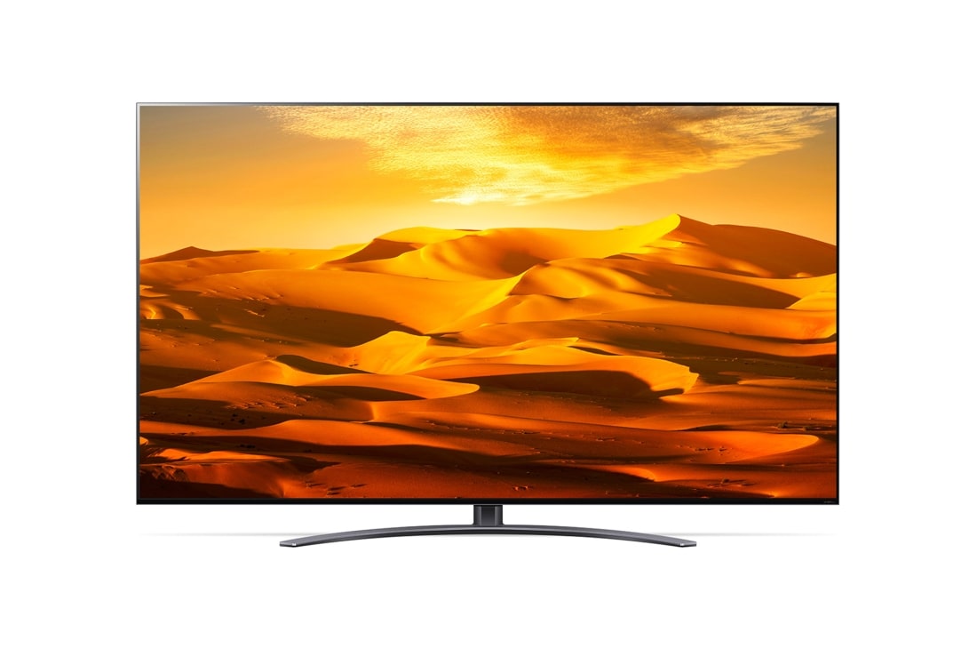 LG QNED 86'' QNED91 MiniLED 4K TV, prednji prikaz s nadograđenom slikom, 86QNED913QE, thumbnail 2