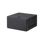 LG Prvi televizor na svijetu sa značajkom istinske bežične povezivosti True Wireless LG OLED evo AI M3 od 77 inča s bežičnim prijenosom slike i zvuka od 4K 120 Hz , Blago zakošen pogled s lijeve strane na kutiju Zero Connect Box, OLED77M39LA, thumbnail 7