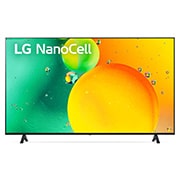 LG NanoCell 43'' NANO75 4K TV, Front view with product logo, 43NANO753QC, thumbnail 1