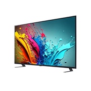LG Televizor LG AI QNED85 4K Smart TV 2024 od 65 inča, Blago zakošen prikaz s lijeve strane na televizora LG QNED TV, QNED85, 65QNED85T3C, thumbnail 3
