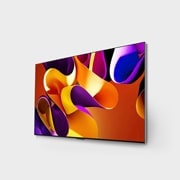 LG OLED evo AI G4 4K Smart TV od 77 inča 2024, Blago zakošen prikaz s lijeve strane na LG OLED evo TV, OLED G4 koji se nalazi na zidu, OLED77G42LW, thumbnail 2