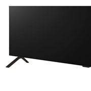 LG OLED AI B4 4K Smart TV od 77 inča 2024, Slika izbliza sa stalka na LG OLED TV, OLED B4, prikazujući stalak koji ima dvije nožice, OLED77B43LA, thumbnail 7