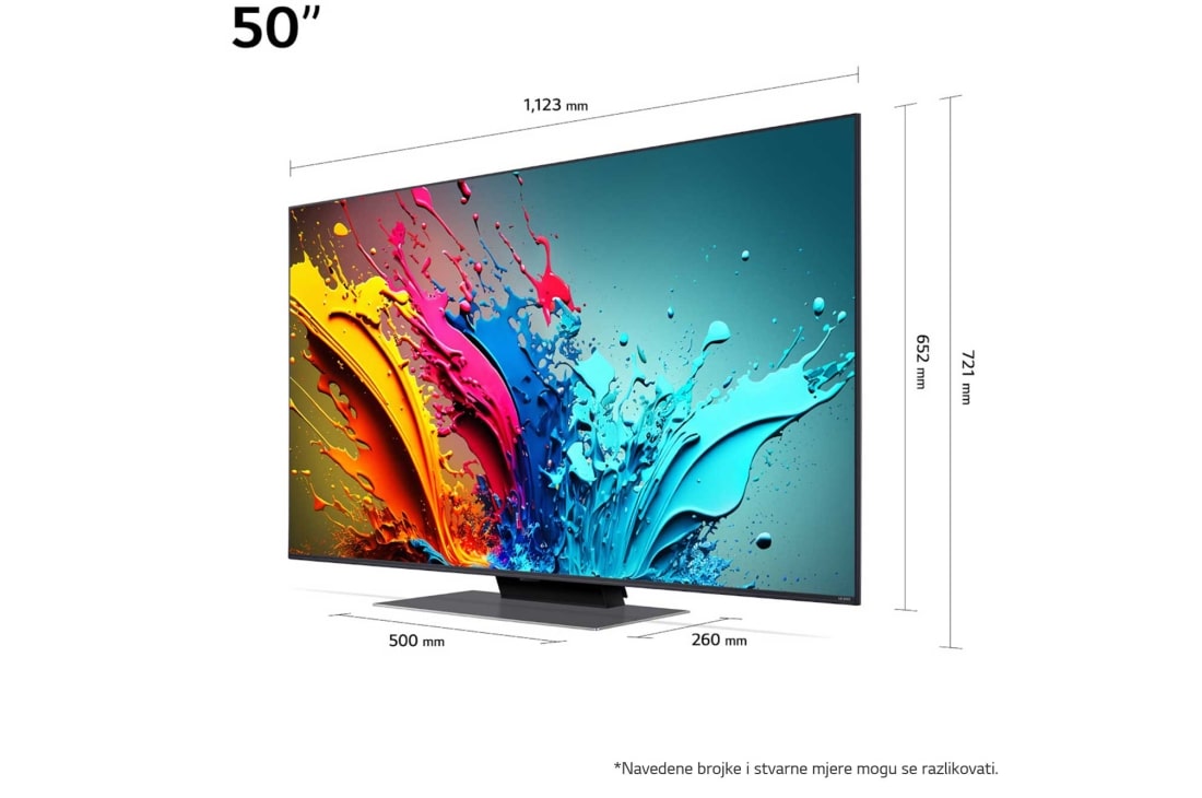 LG AI QNED86 4K Smart TV 2024 od 50 inča, disc image, 50QNED86T3A, thumbnail 3