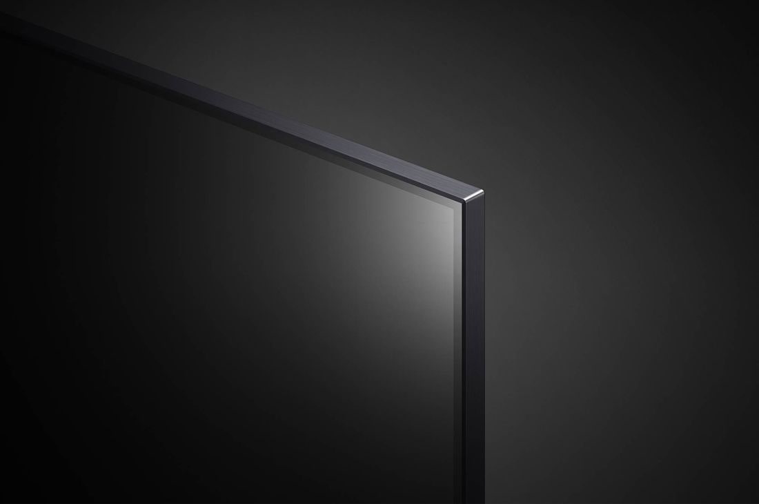LG AI QNED91 4K Smart TV 2024 od 75 inča, Slika izbliza gornjeg ruba televizora LG QNED TV, QNED91, 75QNED91T3A, thumbnail 10