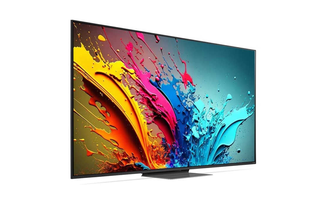 LG AI QNED87 4K Smart TV 2024 od 65 inča, Blago zakošen prikaz s lijeve strane na televizora LG QNED TV, QNED87, 65QNED87T3B, thumbnail 7