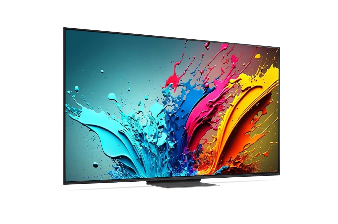 LG AI QNED87 4K Smart TV 2024 od 65 inča, Blago zakošen prikaz s lijeve strane na televizora LG QNED TV, QNED87, 65QNED87T3B, thumbnail 8