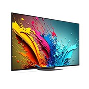 LG AI QNED87 4K Smart TV 2024 od 65 inča, Blago zakošen prikaz s lijeve strane na televizora LG QNED TV, QNED87, 65QNED87T3B, thumbnail 7
