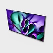 LG Prvi televizor na svijetu sa značajkom istinske bežične povezivosti True Wireless LG OLED evo AI M4 od 77 inča s bežičnim prijenosom slike i zvuka od 4K 144 Hz, Blago zakošen pogled odozgo na  LG OLED evo TV, OLED M4, OLED77M49LA, thumbnail 4