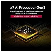 LG Televizor LG QNED AI QNED80 4K Smart TV 2025 od 86&nbsp;inča, Vue avant et latérale de la TV LG QNED evo QNED92 montrant ses dimensions de longueur, largeur, hauteur et profondeur., 86QNED80A3A, thumbnail 5