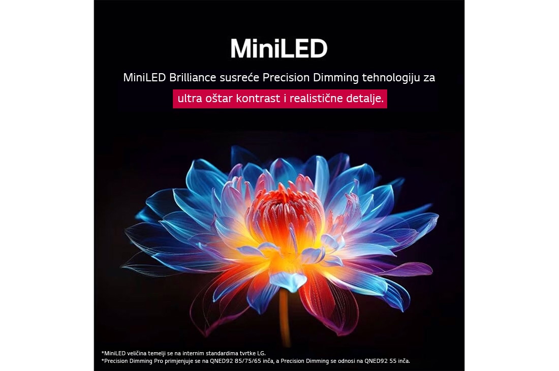 LG Televizor LG QNED evo AI QNED93 4K Smart TV 2025 od 85 inča, Mini LED, 85QNED93A6A, thumbnail 7