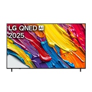 LG Televizor LG QNED AI QNED82 4K Smart TV 2025 od 86 inča, Prednji prikaz televizora LG QNED TV, logotip LG QNED Al u gornjem uglu. Na televizoru LG QNED TV prikazuju se šarene boje u teksturi sličnoj slici koje se spajaju., 86QNED82A3B, thumbnail 1