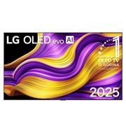 LG  LG OLED evo AI G5 4K Smart TV 2025 od 83 inča, Prednji prikaz televizora LG OLED evo AI G5 4K Smart TV. Na zaslonu se prikazuju amblem „Najbolji OLED na svijetu već 12 godina” i logotip modela LG OLED evo AI 2025., OLED83G51LW, thumbnail 1