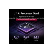 LG  LG OLED evo AI G5 4K Smart TV 2025 od 48 inča, Prednji i bočni prikaz televizora LG OLED evo AI G5 4K Smart TV koji prikazuje dimenzije njegove duljine, širine, visine i dubine., OLED48G53LS, thumbnail 5