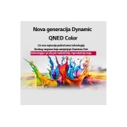 LG Televizor LG QNED AI QNED80 4K Smart TV 2025 od 65 inča, Boja prska od poda prema gore u raznolikim bojama. Potvrda tvrtke Intertrek za volumen boja od 100 % za paletu boja DCI-P3. Naslov upućuje na novu i jedinstvenu tehnologiju širokog raspona boja tvrtke, 65QNED80A3A, thumbnail 6