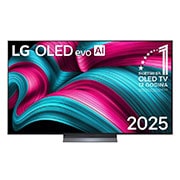 LG  LG OLED evo AI C5 4K Smart TV 2025 od 65 - inča, OLED77C51LA na zaslonu se prikazuju amblem „Najbolji OLED na svijetu već 12 godina” i logotip modela LG OLED evo AI 2025., OLED65C51LA, thumbnail 1