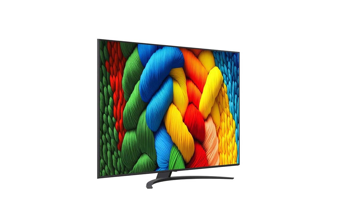 LG Televizor LG NanoCell AI NANO81 4K Smart TV 2025 od 65 inča , Blago zakošen prikaz s desne strane televizora LG NanoCell TV., 65NANO81A3A, thumbnail 2