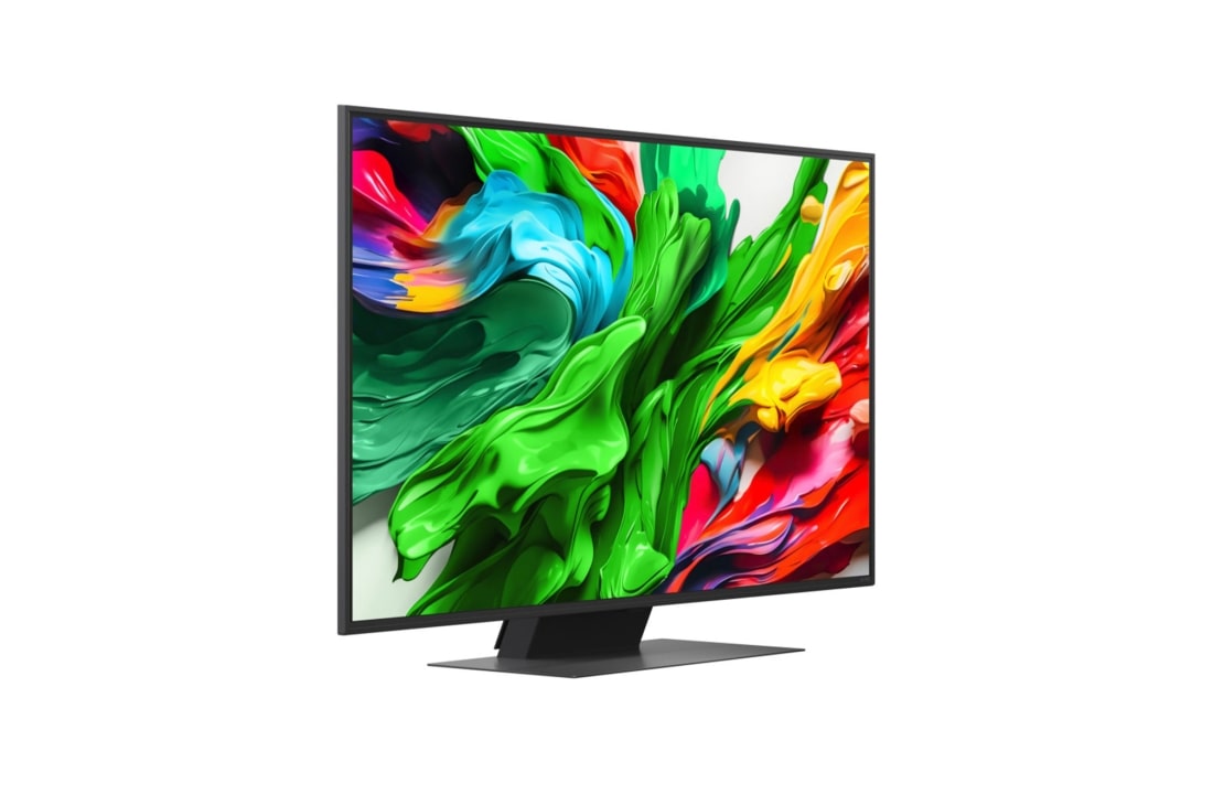 LG Televizor LG QNED evo AI QNED86 4K Smart TV 2025 od 50 inča, Леко наклонен страничен изглед отдясно на LG QNED evo TV., 50QNED86A3C, thumbnail 2