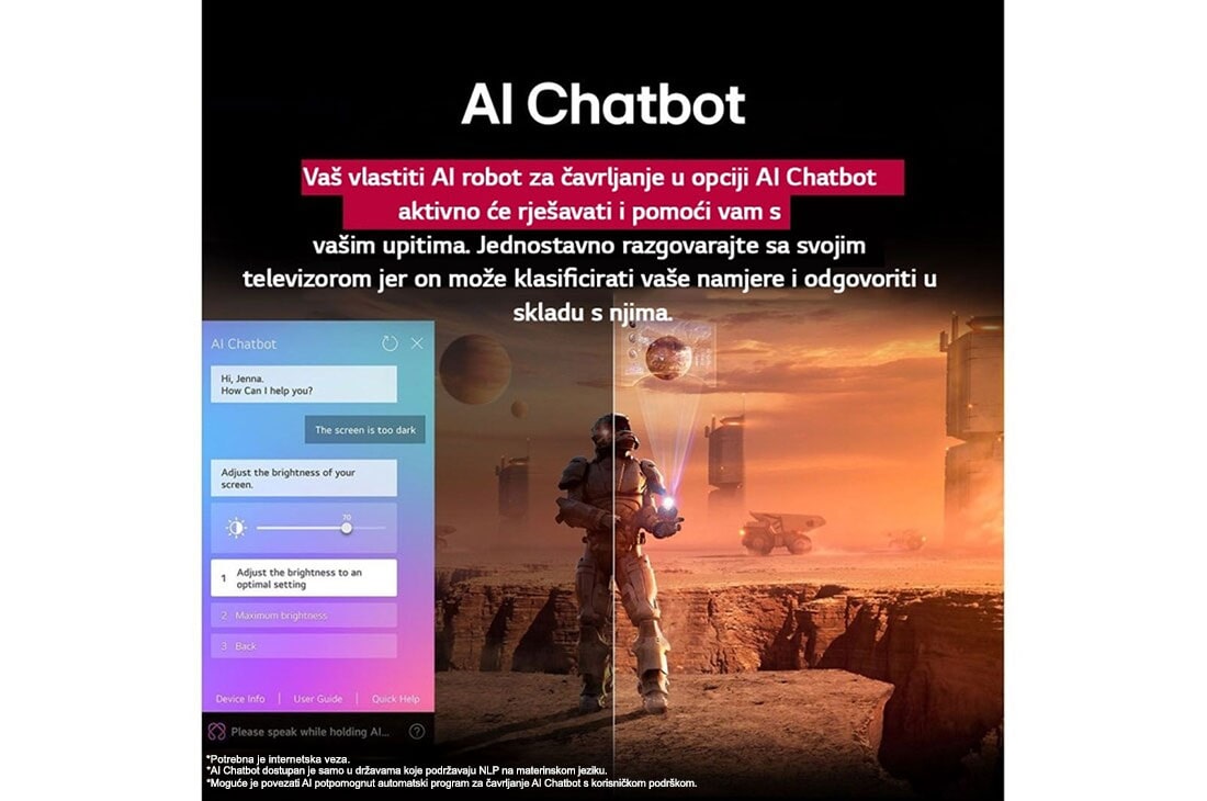 LG Televizor LG QNED AI QNED70 4K Smart TV 2025 od 55 inča, 55QNED70A6A, thumbnail 9