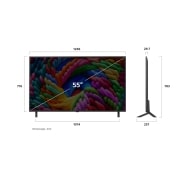 LG Televizor LG NanoCell AI NANO90 4K Smart TV 2025 od 55 inča , Prikaz s lijeve strane televizora LG NanoCell TV., 55NANO90A3B, thumbnail 4