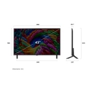LG Televizor LG NanoCell AI NANO90 4K Smart TV 2025 od 43 inča , Prikaz s lijeve strane televizora LG NanoCell TV., 43NANO90A3B, thumbnail 4
