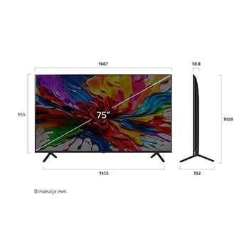 LG Televizor LG QNED evo AI QNED92 4K Smart TV 2025 od 75 inča, Televizor LG QNED evo AI QNED92 4K Smart TV 2025 od 85 inča, 75QNED92A6A, thumbnail 4