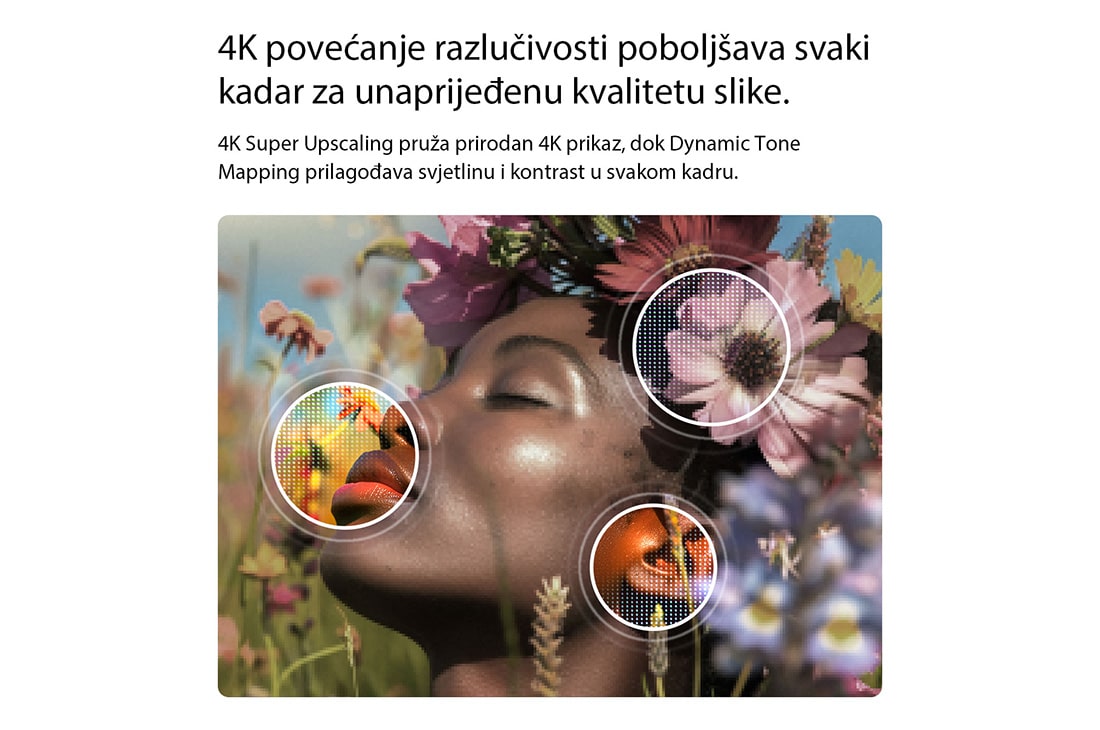 LG Pametni televizor LG NANO 4K UHD AI NU80 Smart TV 2026 od 43 inča, Televizor LG NANO 4K UHD AI NU80 sa značajkom super poboljšanja kvalitete slike 4K Super Upscaling i dinamičkim mapiranjem nijansi boja Dynamic Tone Mapping prikazuje podvodnu scenu morskog lava, dok , 43NU800B3LC, thumbnail 6