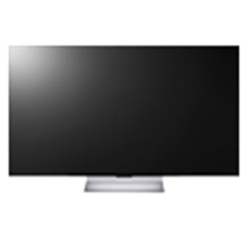 Okretni stalak s montiranim televizorom i pogled s prednje strane.1