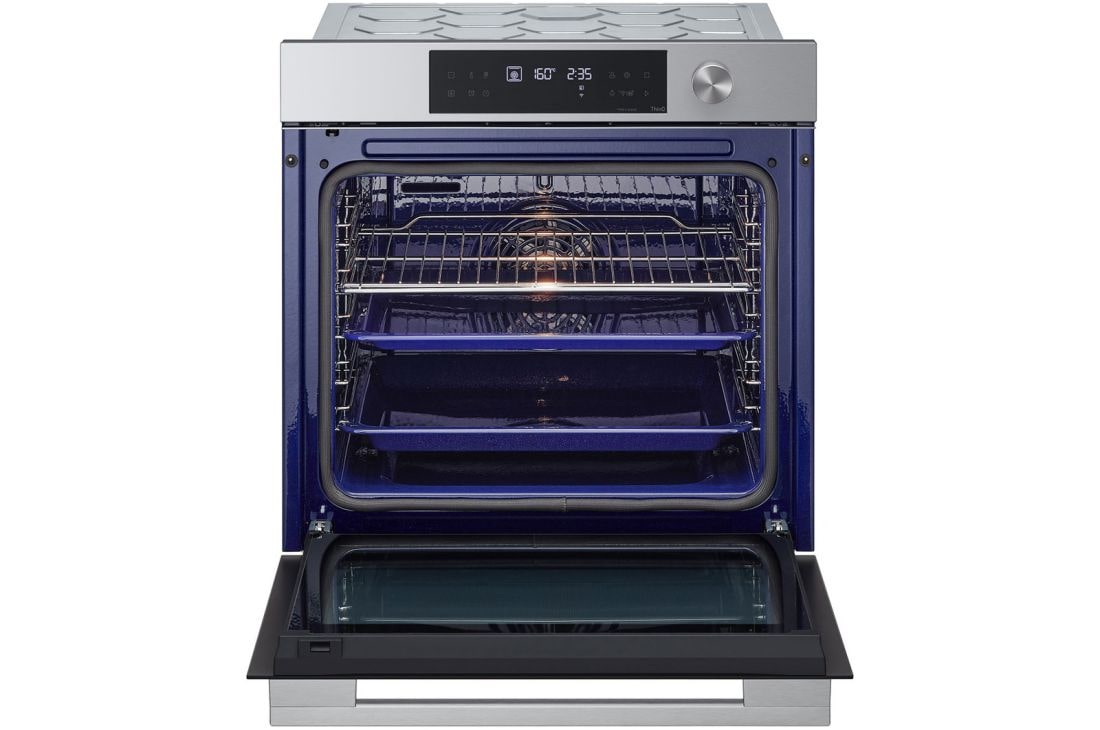 LG Ugradbena pećnica InstaView™, tehnologije EasyClean™ i ThinQ™, 76L kapacitet, side view, WSED7612S, thumbnail 5