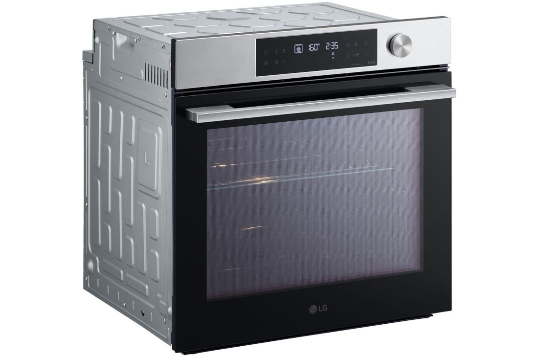 LG Ugradbena pećnica InstaView™, tehnologije EasyClean™ i ThinQ™, 76L kapacitet, detail view, WSED7612S, thumbnail 13