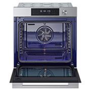 LG Ugradbena pećnica InstaView™, tehnologije EasyClean™ i ThinQ™, 76L kapacitet, side view, WSED7612S, thumbnail 6