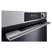 LG Ugradbena pećnica InstaView™, tehnologije EasyClean™ i ThinQ™, 76L kapacitet, side view, WSED7612S, thumbnail 7